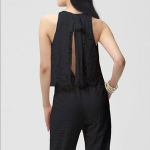 Black Lace Jordan Jumpsuit